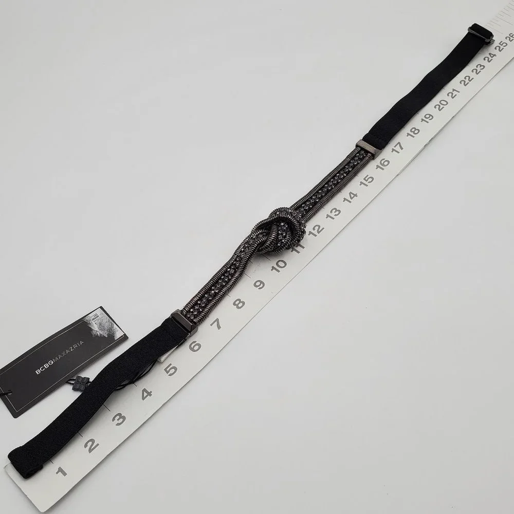 BCBGMaxAzria Knotted Rhinestone Belt - NWT